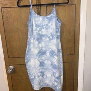 💙 BLUE TYE DYE SKATER DRESS 💙